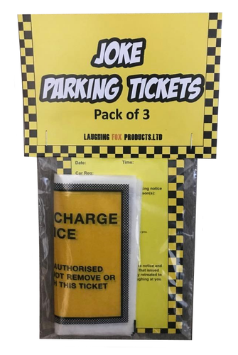 Joke Parking Tickets (Pk 3)