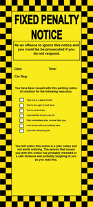 Joke Parking Tickets