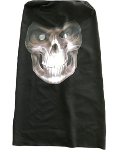 Halloween White Grim Reaper Mask - Realistic Easy Breathe Lycra Scay Mask