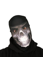 Load image into Gallery viewer, Halloween White Grim Reaper Mask - Realistic Easy Breathe Lycra Scay Mask