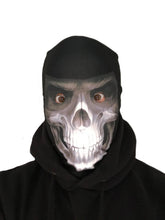 Load image into Gallery viewer, Halloween White Grim Reaper Mask - Realistic Easy Breathe Lycra Scay Mask